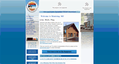 Desktop Screenshot of cityofmunising.org