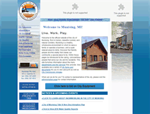 Tablet Screenshot of cityofmunising.org